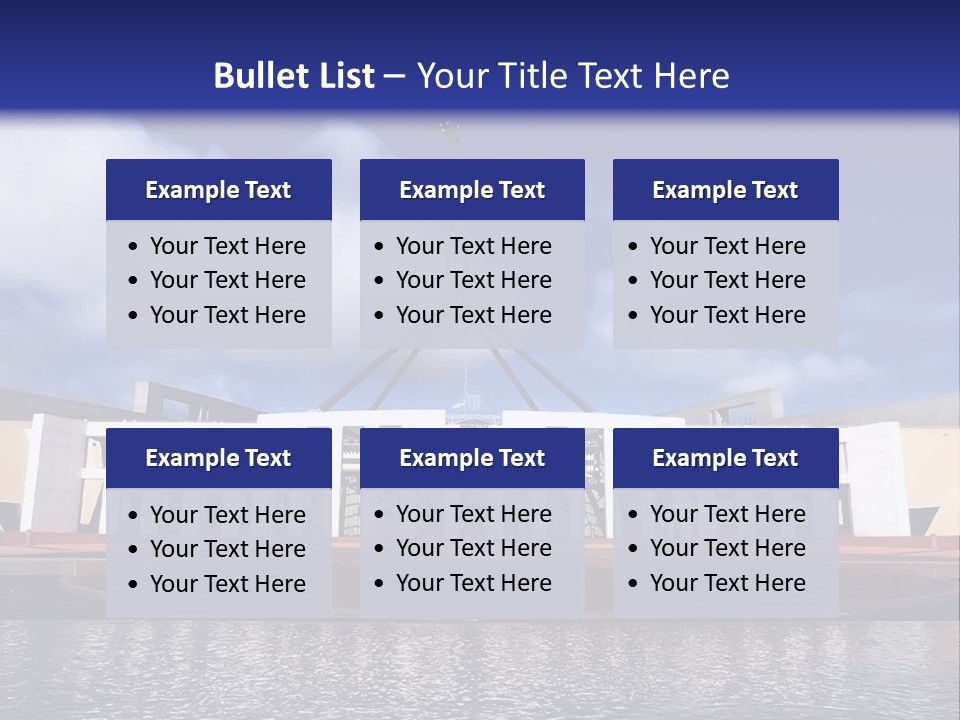 Horizon Icon Canberra PowerPoint Template
