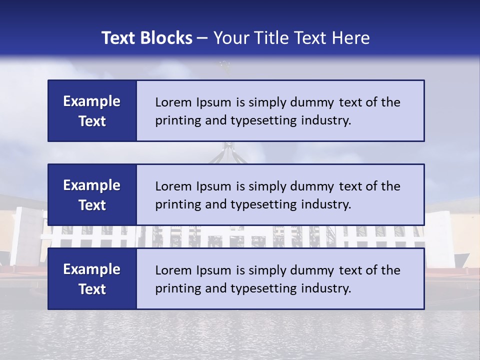Horizon Icon Canberra PowerPoint Template