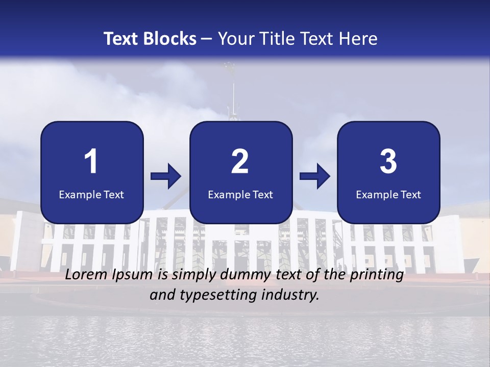 Horizon Icon Canberra PowerPoint Template