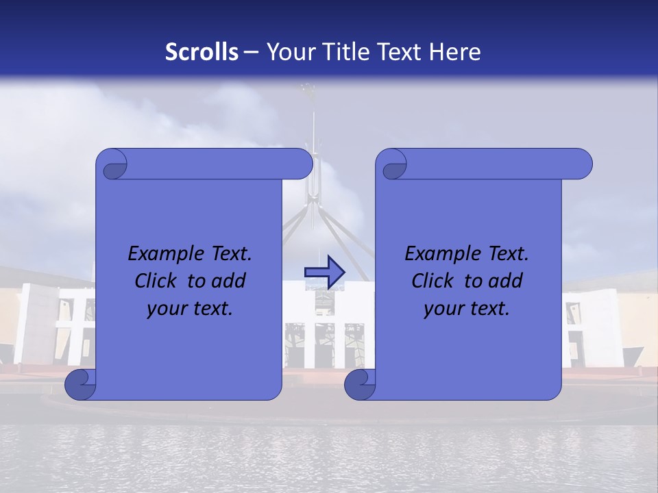 Horizon Icon Canberra PowerPoint Template