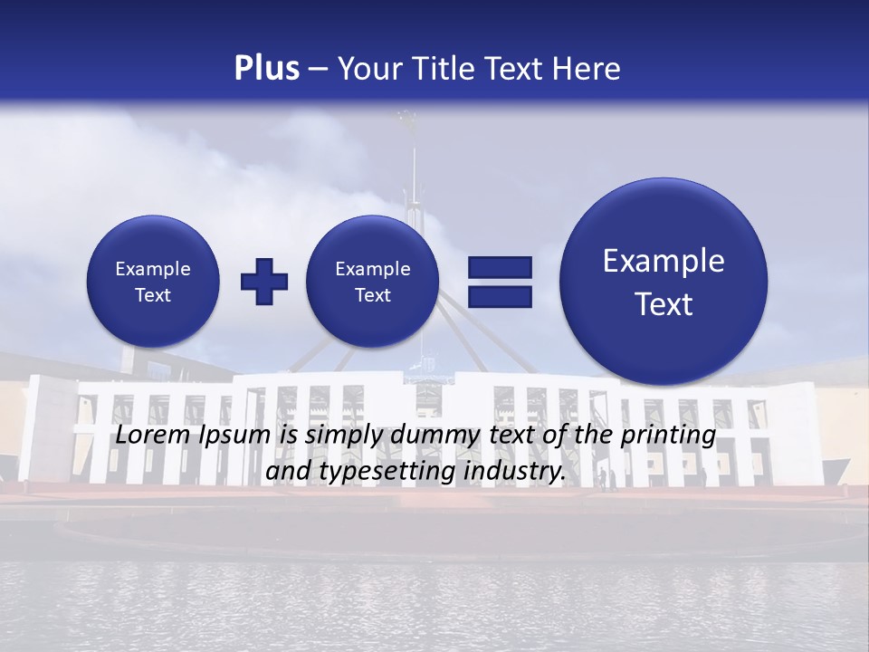 Horizon Icon Canberra PowerPoint Template