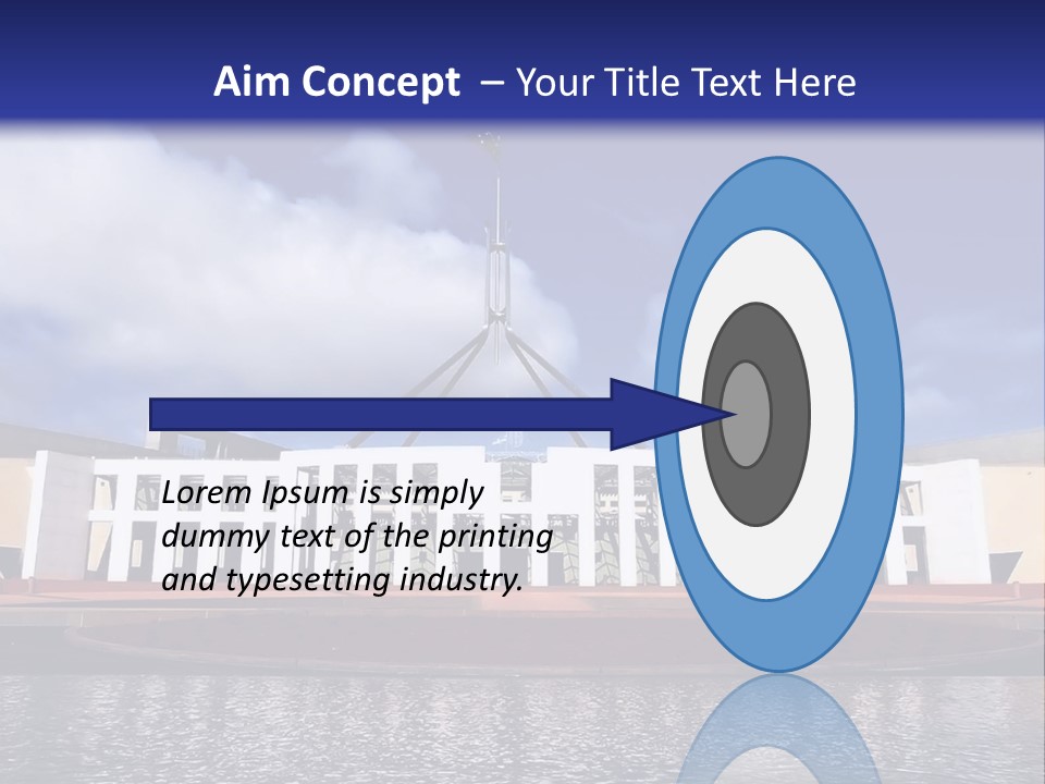 Horizon Icon Canberra PowerPoint Template