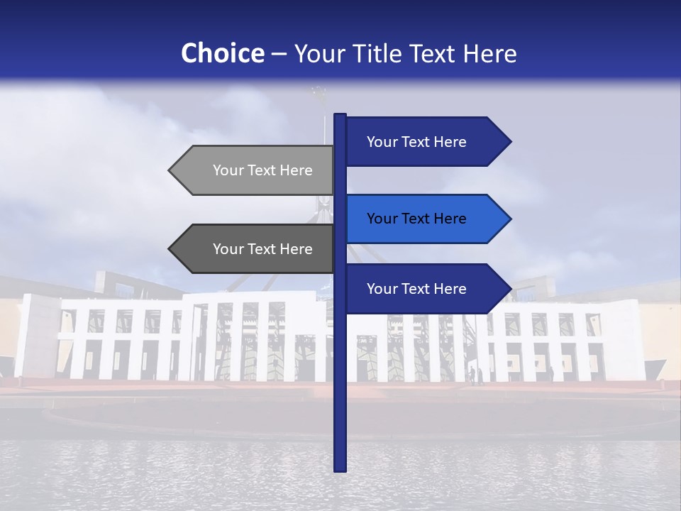 Horizon Icon Canberra PowerPoint Template