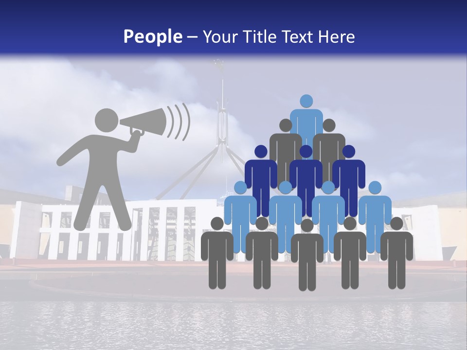 Horizon Icon Canberra PowerPoint Template