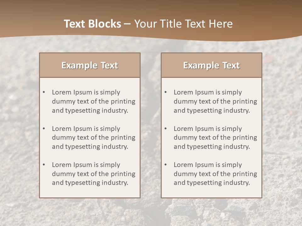 Old Floor Stone PowerPoint Template