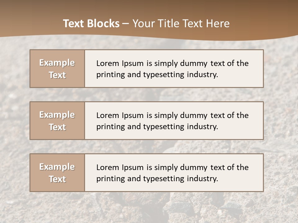 Old Floor Stone PowerPoint Template