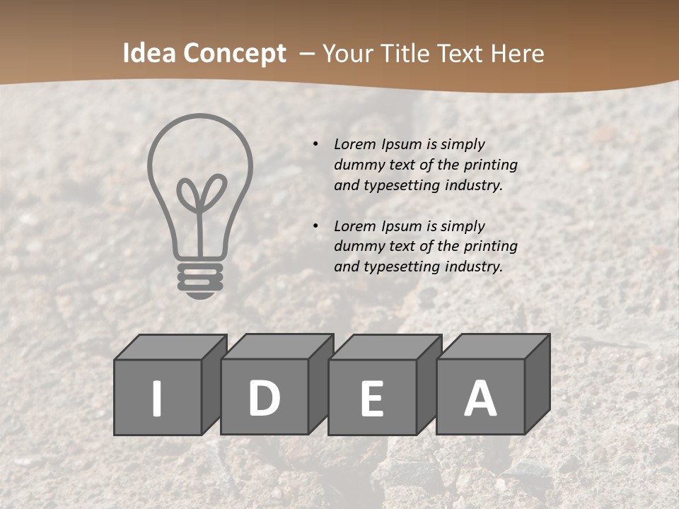 Old Floor Stone PowerPoint Template