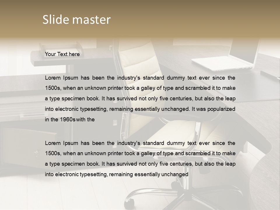 Tulle Manager Key PowerPoint Template