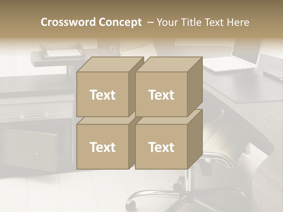 Tulle Manager Key PowerPoint Template
