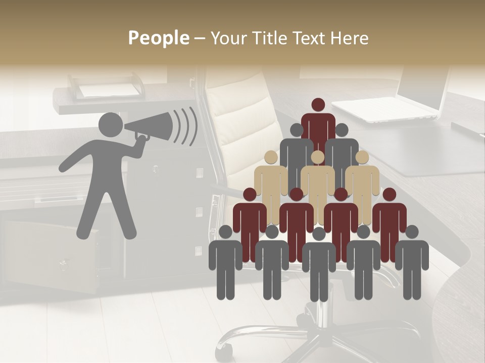 Tulle Manager Key PowerPoint Template