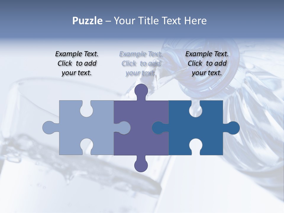 Drinking Water Pouring Health PowerPoint Template