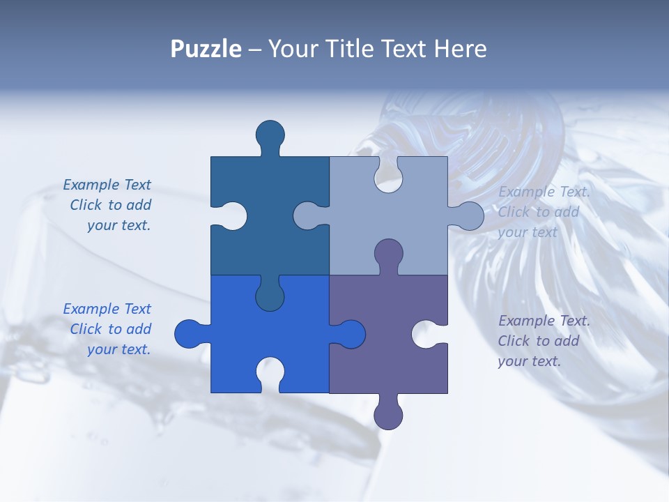 Drinking Water Pouring Health PowerPoint Template