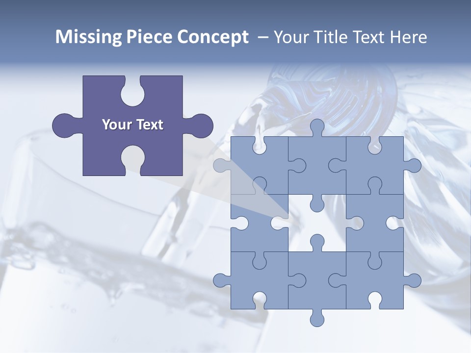 Drinking Water Pouring Health PowerPoint Template