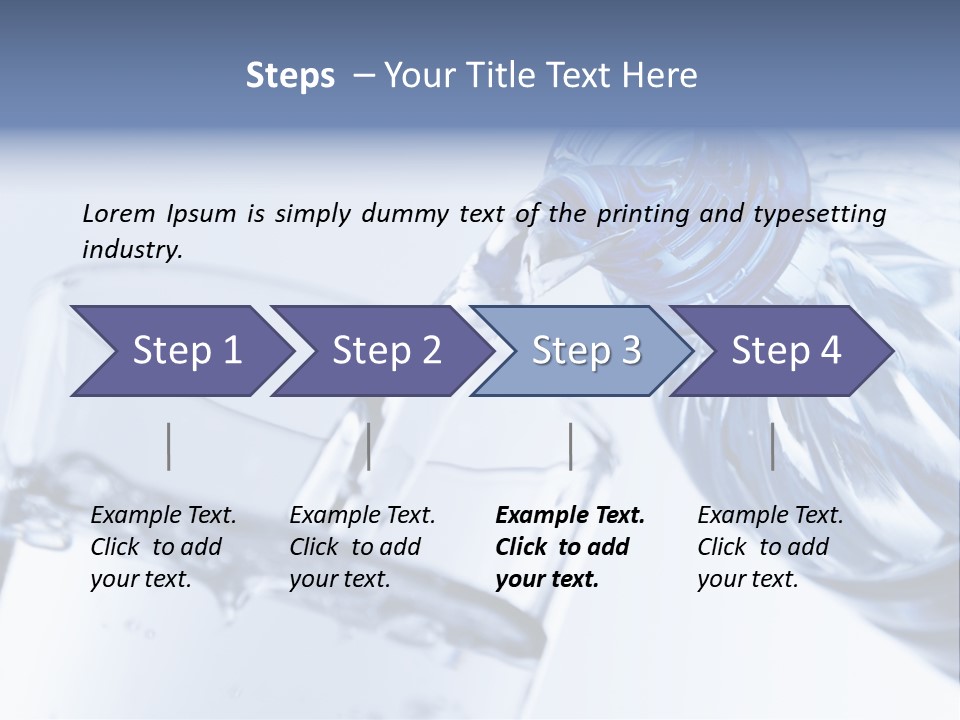 Drinking Water Pouring Health PowerPoint Template