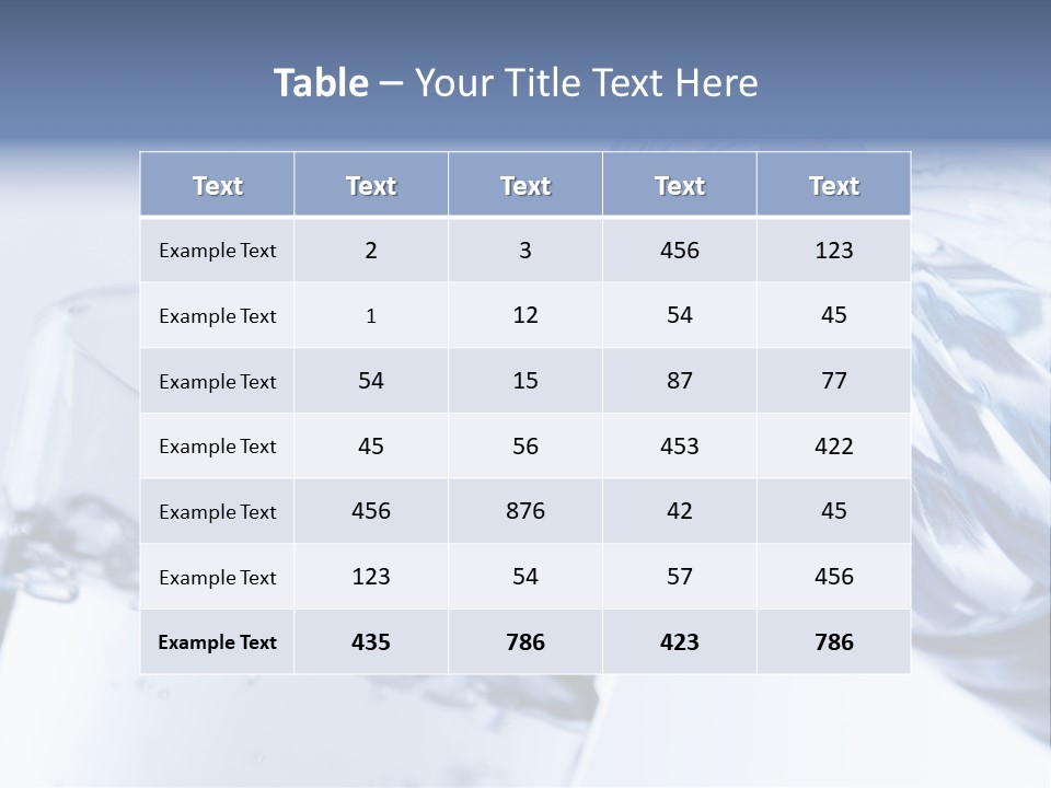 Drinking Water Pouring Health PowerPoint Template