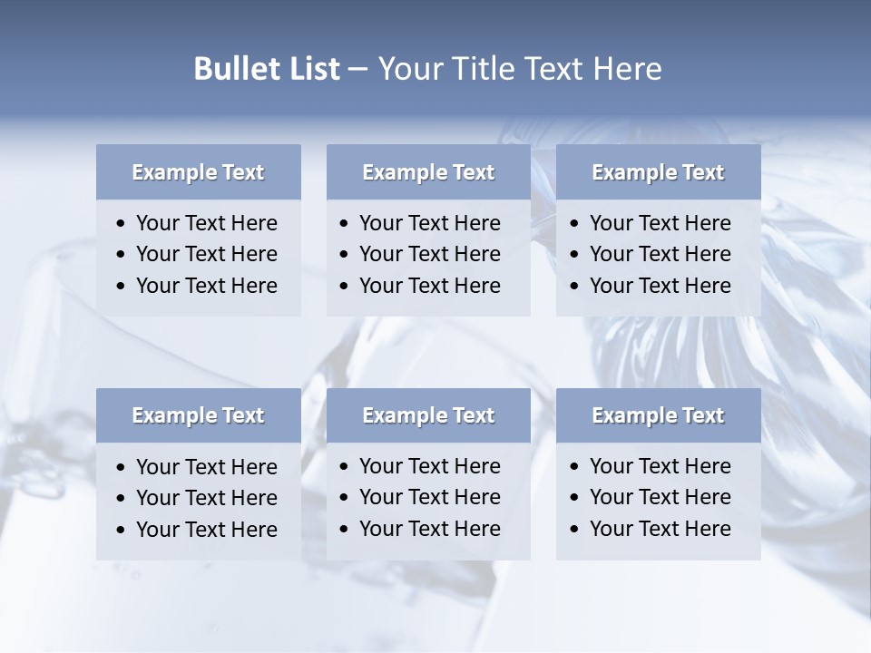 Drinking Water Pouring Health PowerPoint Template