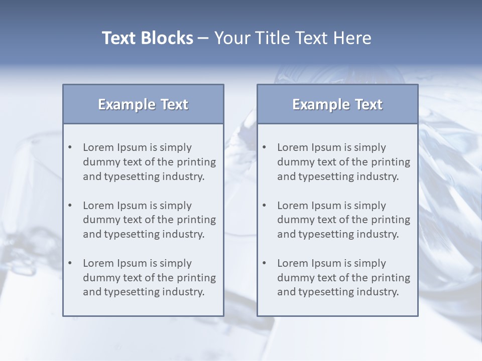 Drinking Water Pouring Health PowerPoint Template