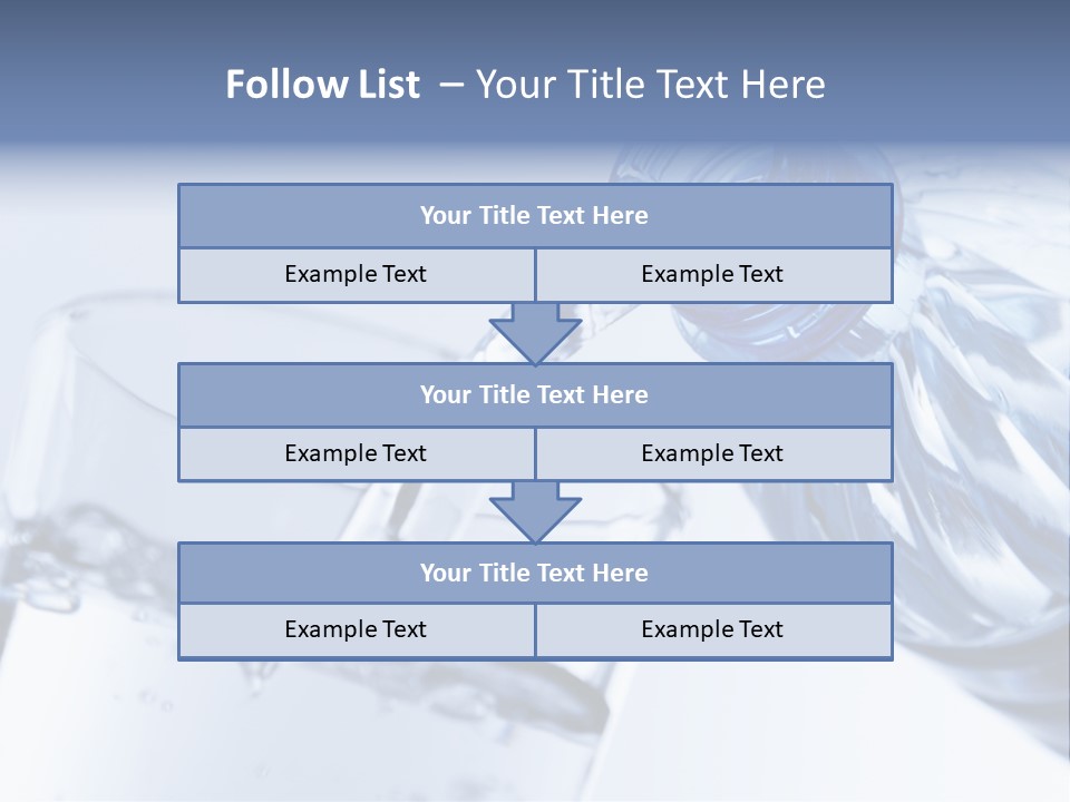 Drinking Water Pouring Health PowerPoint Template