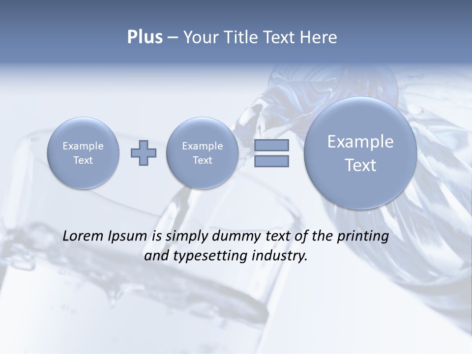 Drinking Water Pouring Health PowerPoint Template