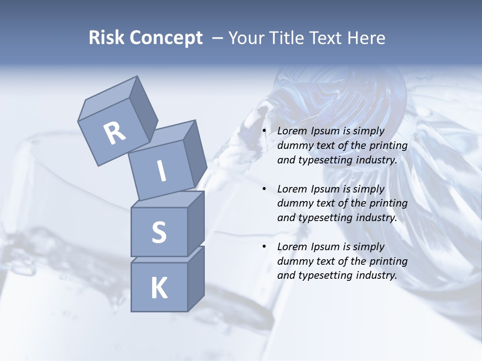 Drinking Water Pouring Health PowerPoint Template