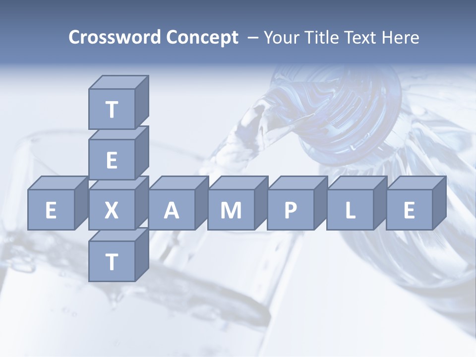 Drinking Water Pouring Health PowerPoint Template