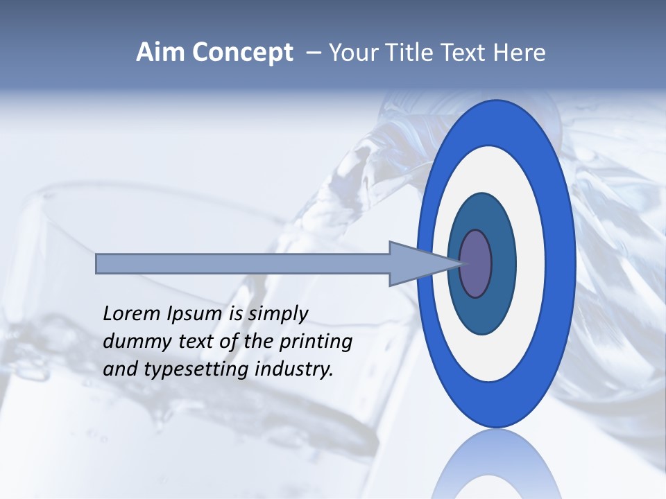 Drinking Water Pouring Health PowerPoint Template