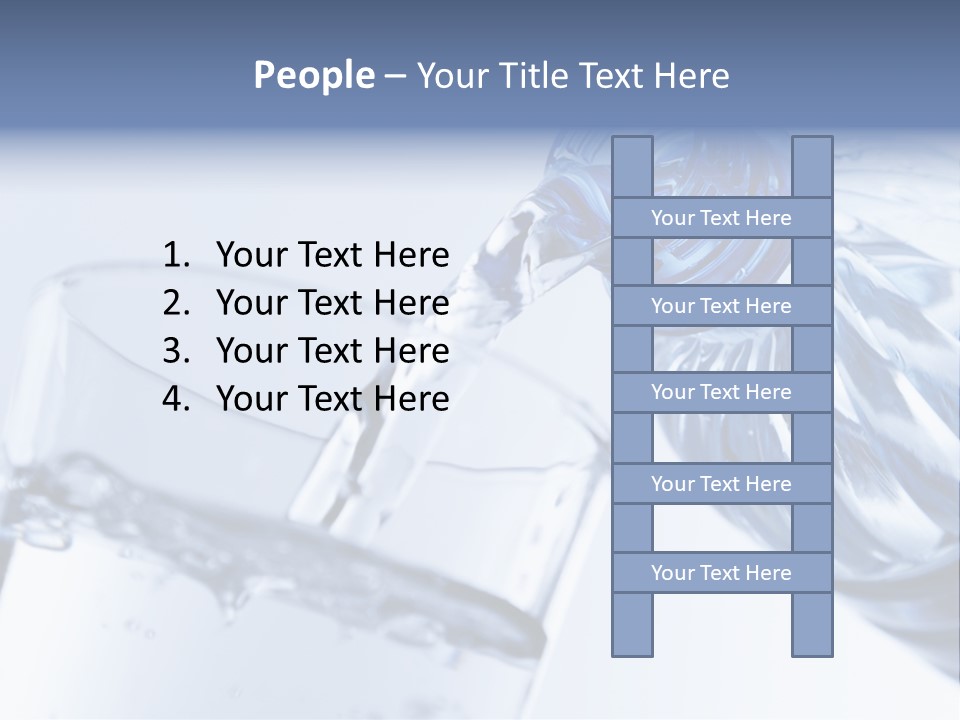 Drinking Water Pouring Health PowerPoint Template