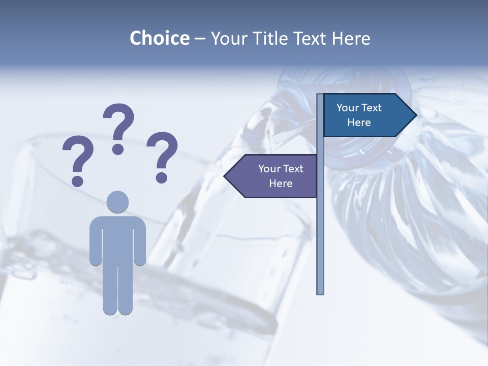 Drinking Water Pouring Health PowerPoint Template