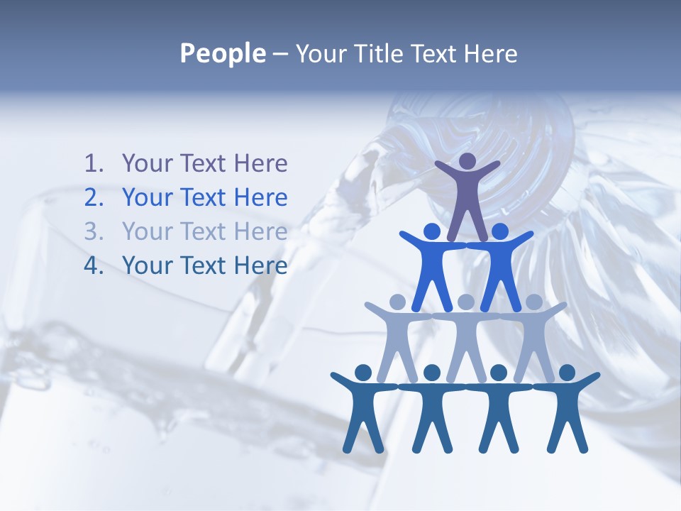 Drinking Water Pouring Health PowerPoint Template