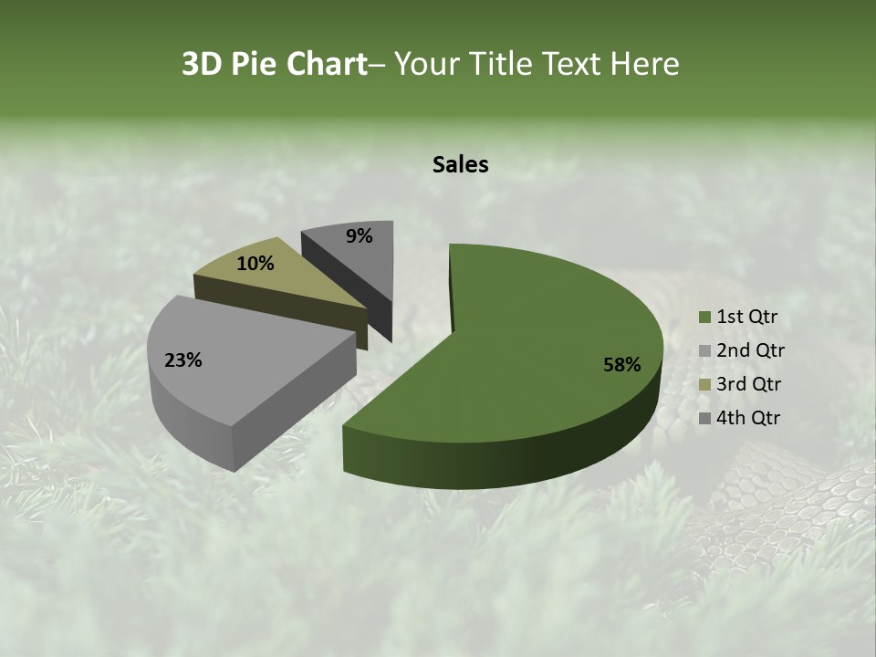 Natrix Natrix Grass Snake With Tongue Out Natrix PowerPoint Template