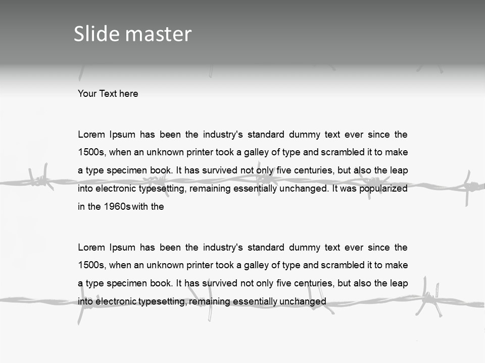 Frame Security Avert PowerPoint Template