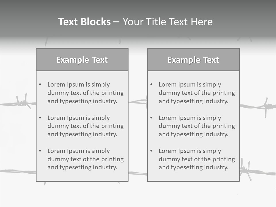 Frame Security Avert PowerPoint Template