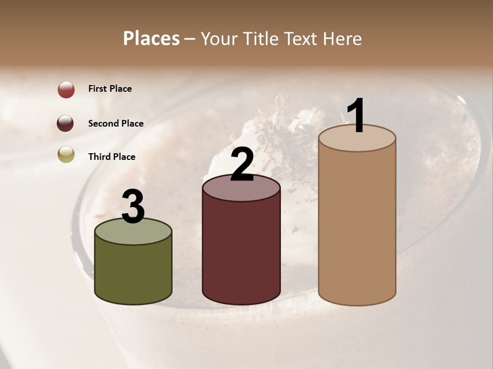 Ice Dessert Beverage PowerPoint Template