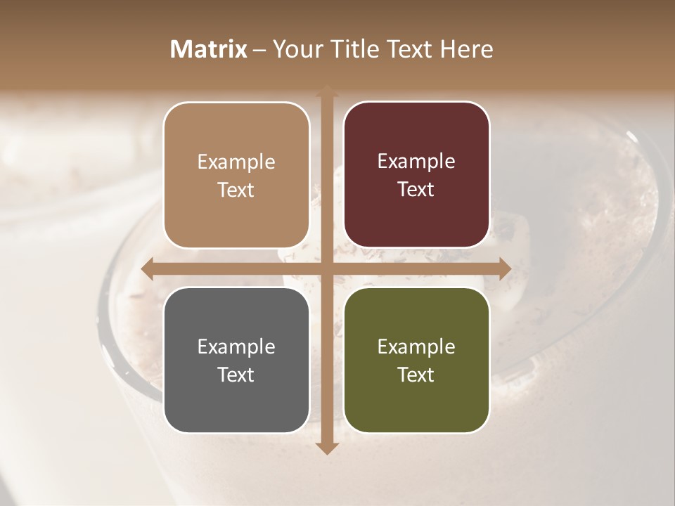 Ice Dessert Beverage PowerPoint Template