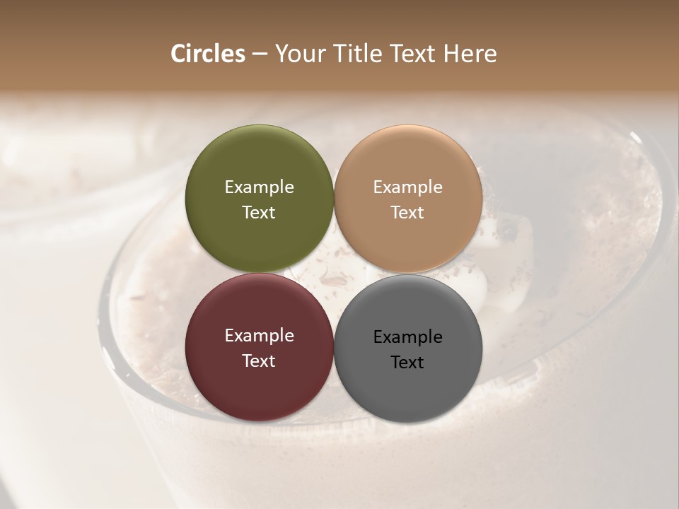 Ice Dessert Beverage PowerPoint Template