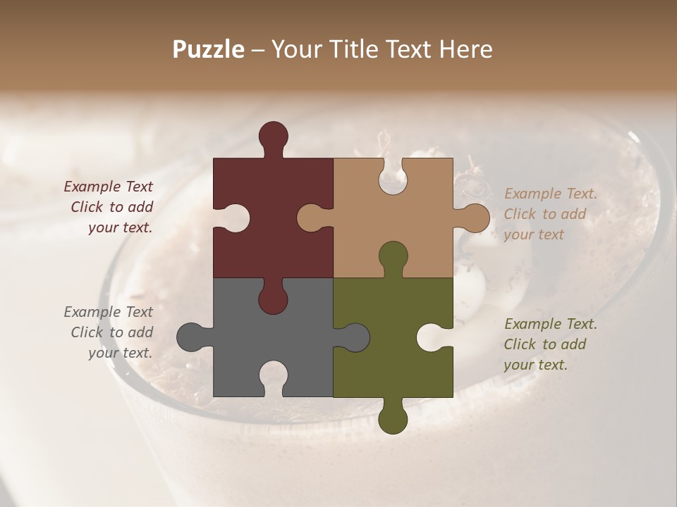 Ice Dessert Beverage PowerPoint Template