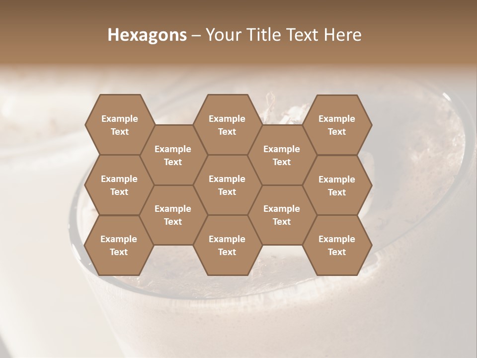 Ice Dessert Beverage PowerPoint Template