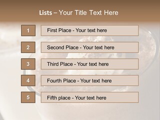 Ice Dessert Beverage PowerPoint Template