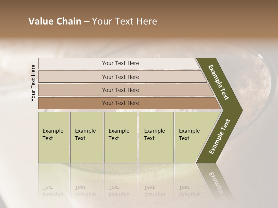 Ice Dessert Beverage PowerPoint Template