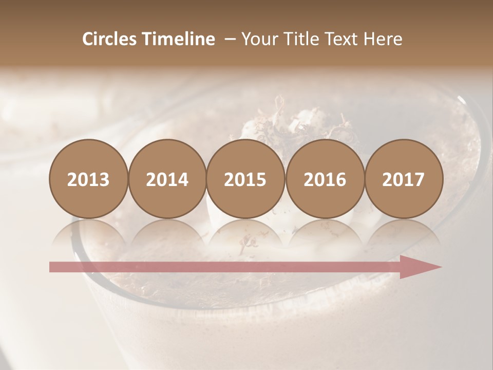 Ice Dessert Beverage PowerPoint Template