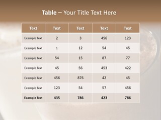 Ice Dessert Beverage PowerPoint Template