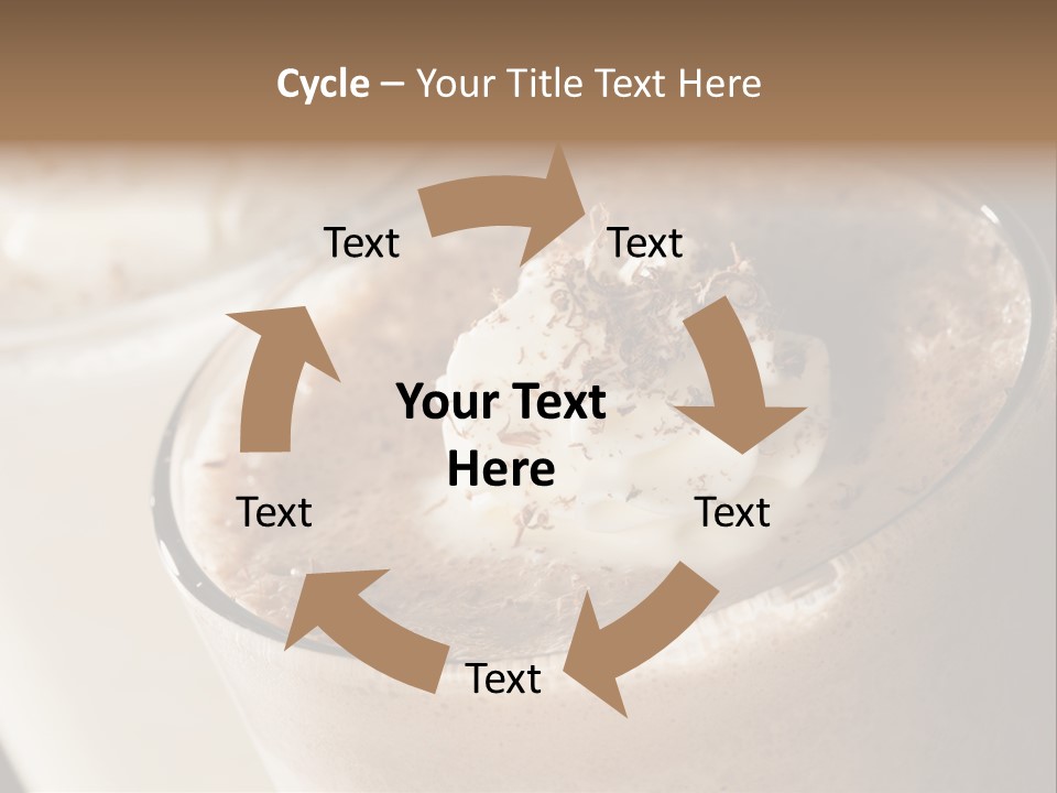 Ice Dessert Beverage PowerPoint Template
