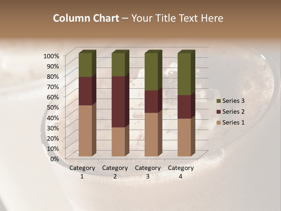 Ice Dessert Beverage PowerPoint Template