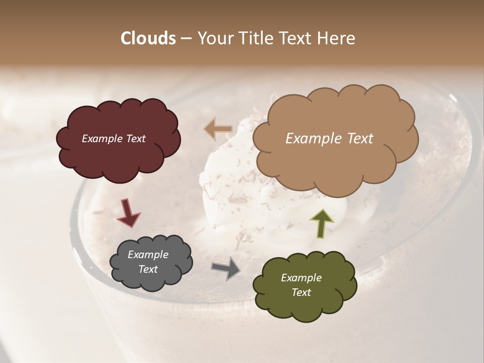 Ice Dessert Beverage PowerPoint Template