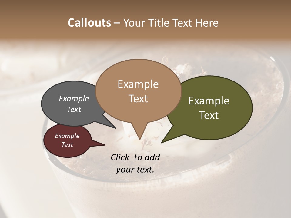 Ice Dessert Beverage PowerPoint Template