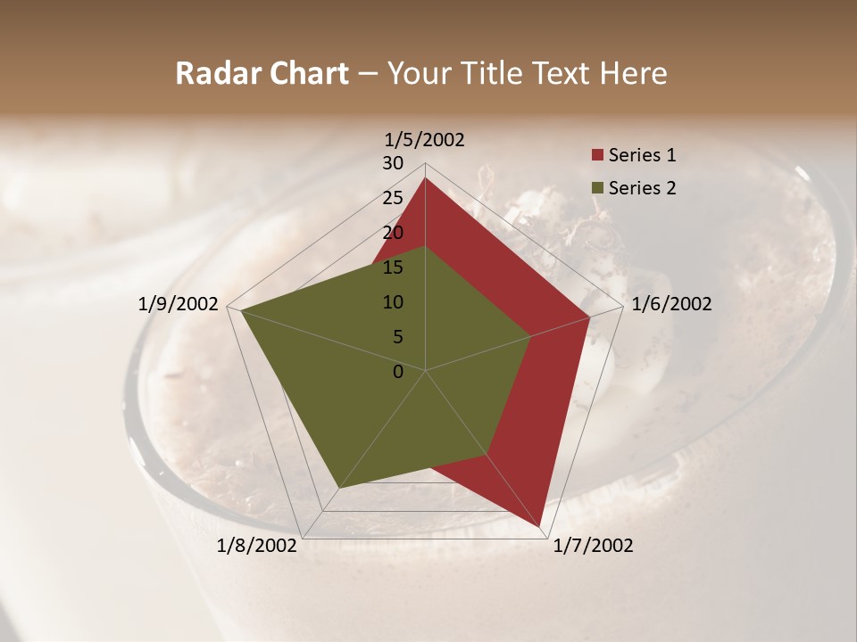 Ice Dessert Beverage PowerPoint Template