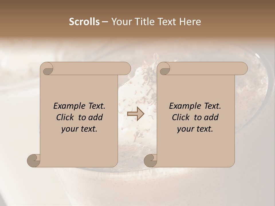 Ice Dessert Beverage PowerPoint Template