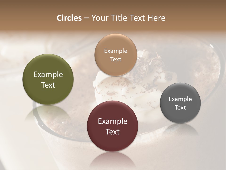 Ice Dessert Beverage PowerPoint Template
