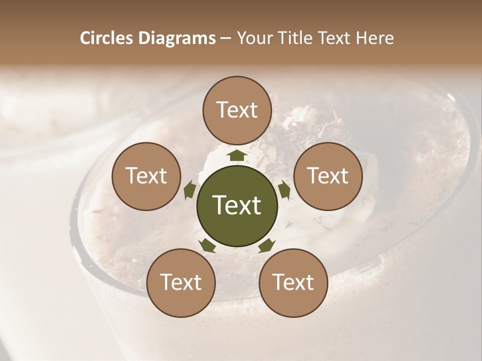 Ice Dessert Beverage PowerPoint Template