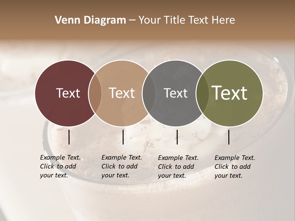 Ice Dessert Beverage PowerPoint Template